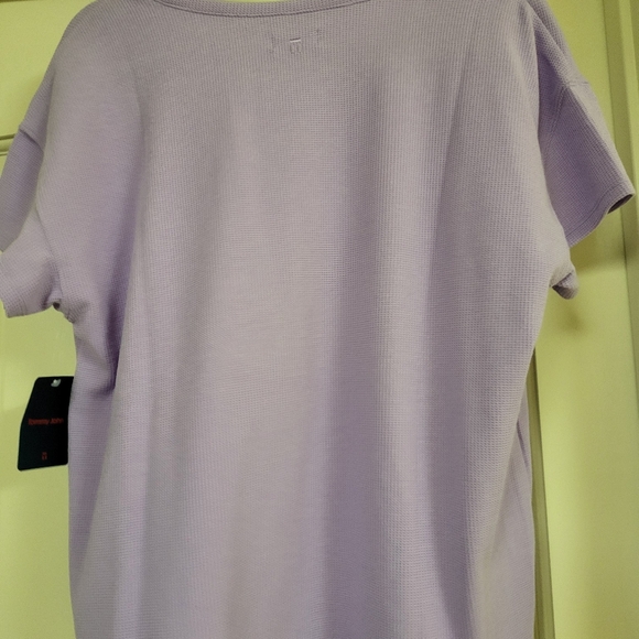 Tommy John Knitted Loungewear Top Lavender Size Medium New NWT $68.00 Retail - Picture 5 of 11
